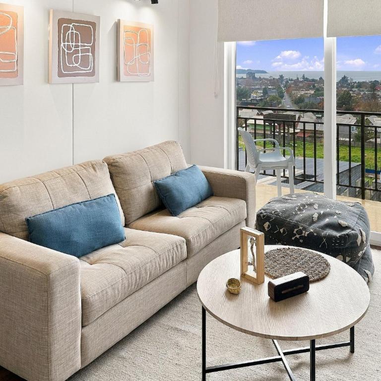 Oceana Suites Volcán Villarrica - Apartamento de 2 dormitorios con vistas a la ciudad - 2