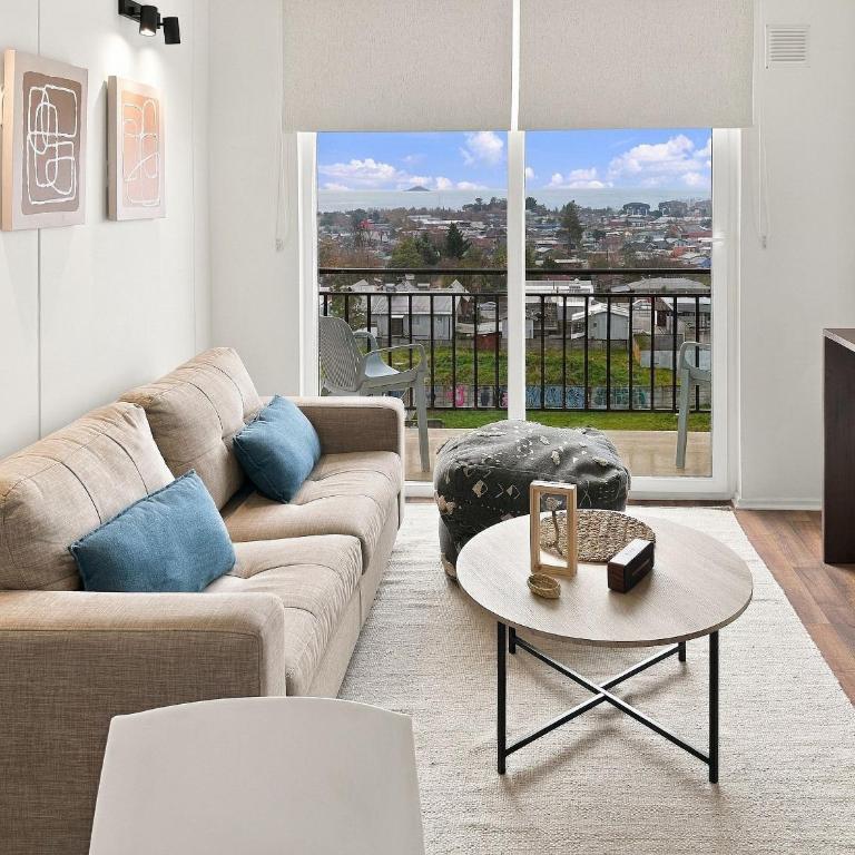 Oceana Suites Volcán Villarrica - Apartamento de 2 dormitorios con vistas a la ciudad - 6
