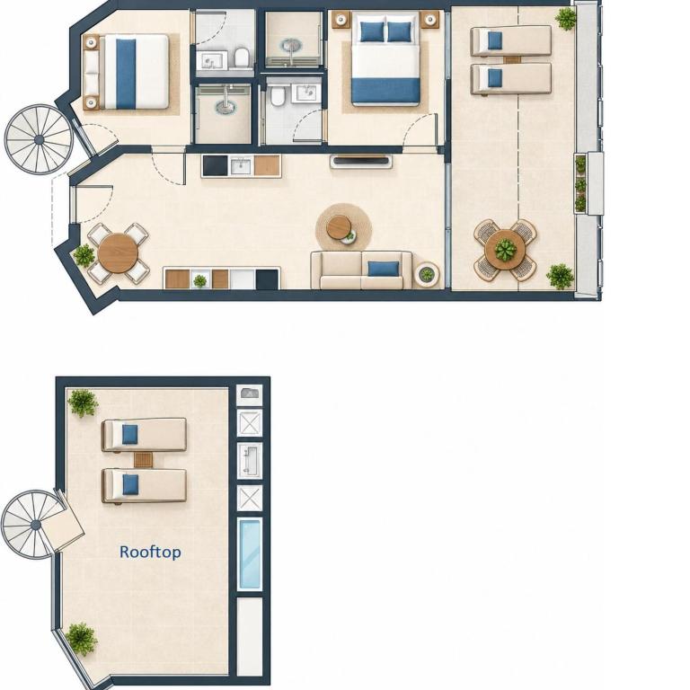 POOL Bungalows by VillaGranCanaria - Apartment mit 2 Schlafzimmern und Poolblick - 9