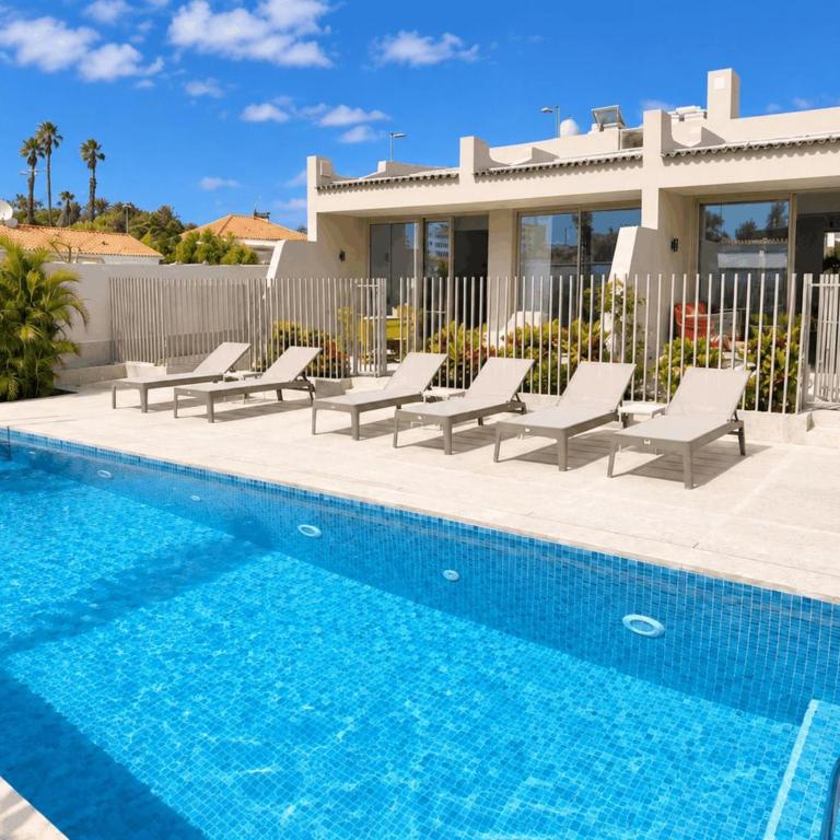 POOL Bungalows by VillaGranCanaria - Apartment mit 2 Schlafzimmern und Poolblick - 1