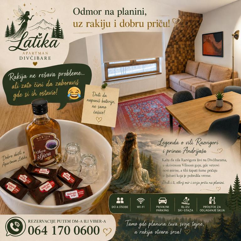 Latika Divcibare - Apartman sa 1 Spavaćom Sobom - 25