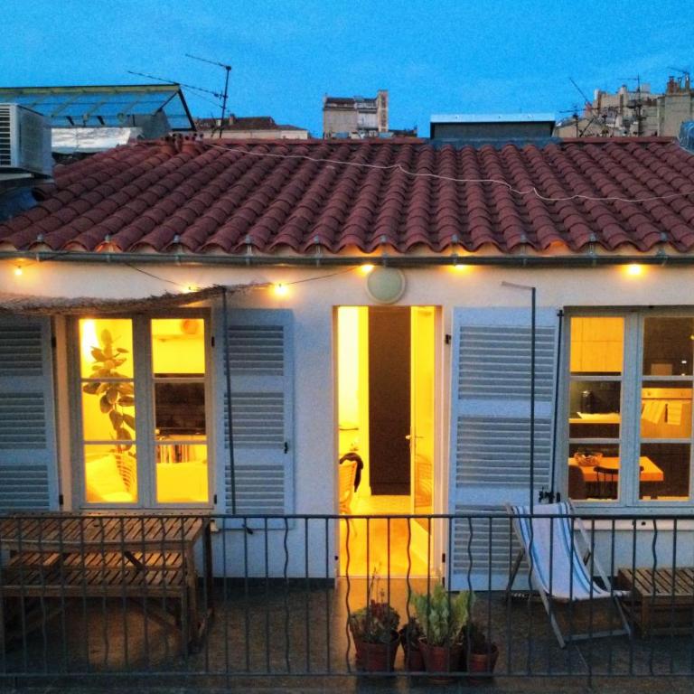 Terrasse - Hyper centre - 2 chambres - Parking gratuit - Calme & lumineux - Arrivée autonome - Two-Bedroom Apartment - 5