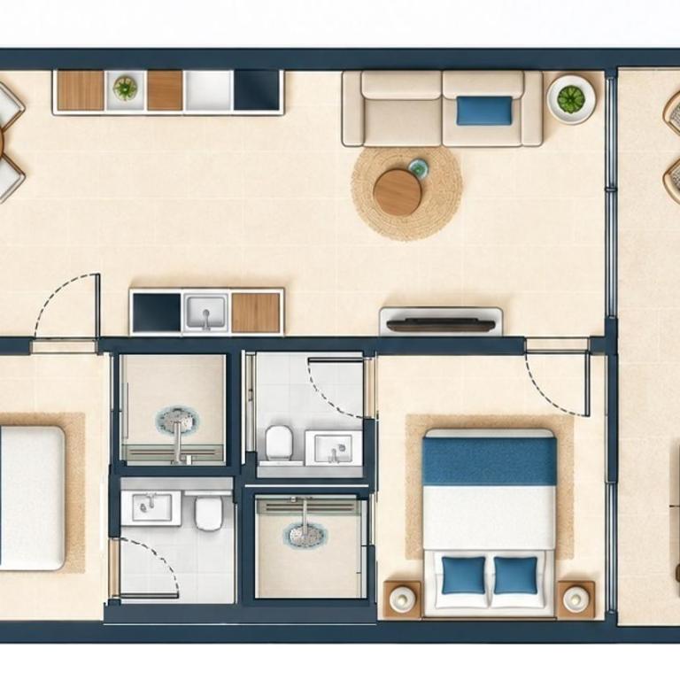 POOL Bungalows by VillaGranCanaria - Apartment mit 2 Schlafzimmern und Poolblick - 19