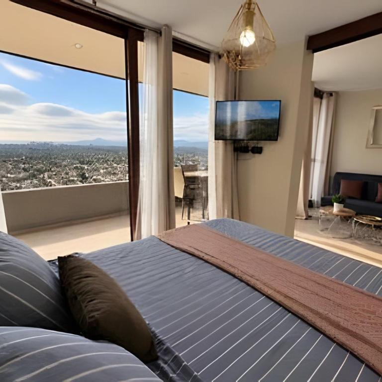 Piso 22 con vista privilegiada, AC y Metro cerca - Apartamento de 1 dormitorio - 3