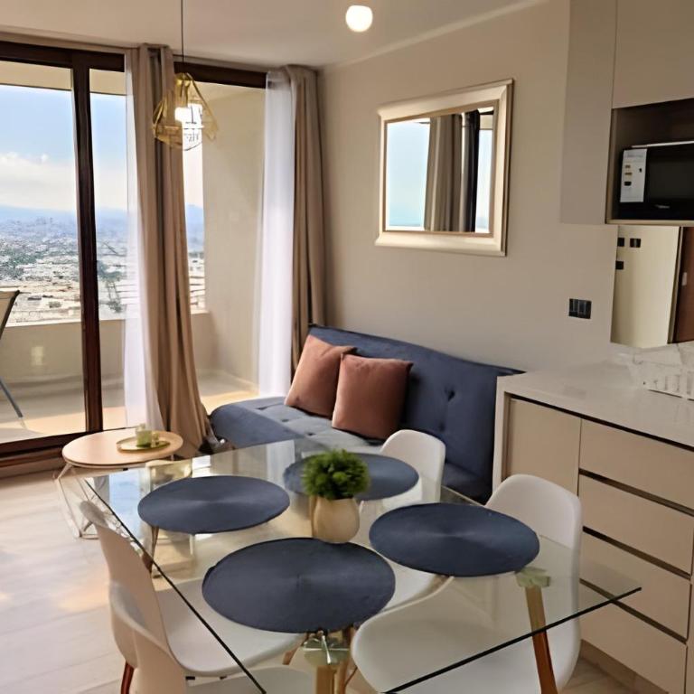 Piso 22 con vista privilegiada, AC y Metro cerca - Apartamento de 1 dormitorio - 23