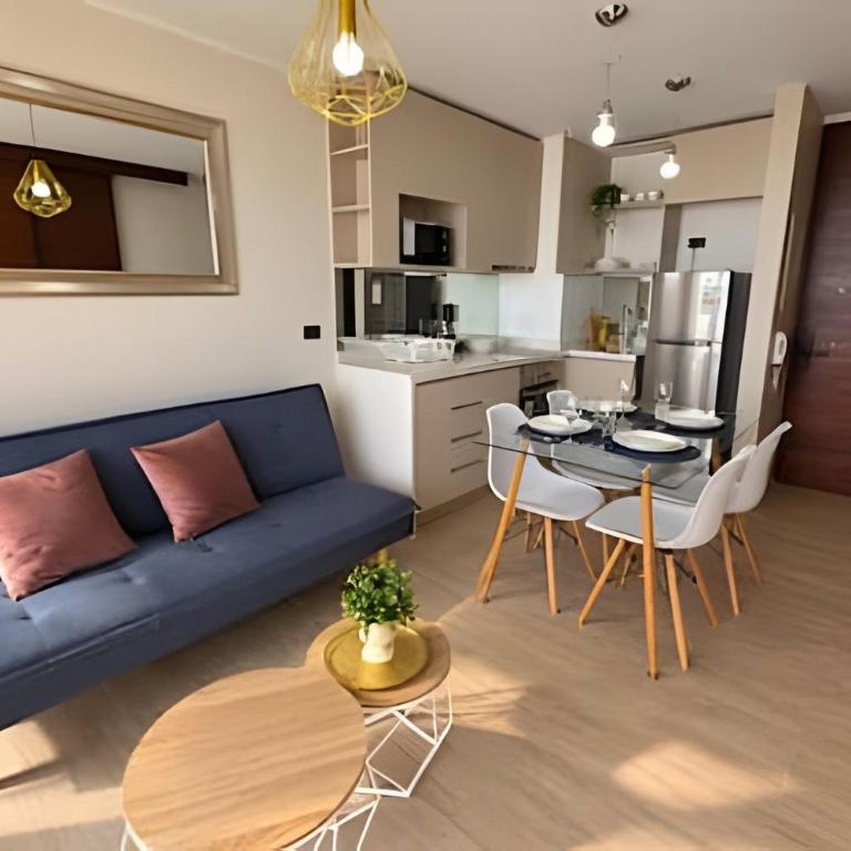 Piso 22 con vista privilegiada, AC y Metro cerca - Apartamento de 1 dormitorio - 30