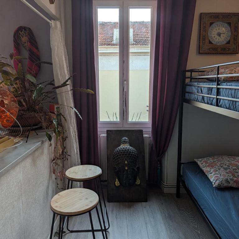 bambou house x Jardin calme centre-ville - Mixed Dormitory Room - 3