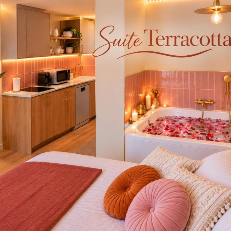 Suite Terracotta - Balnéo - Vue mer à 50 M de la plage - Apartment mit 1 Schlafzimmer - 1