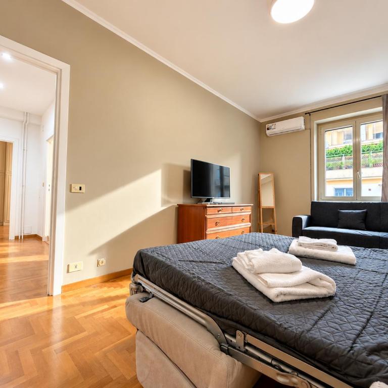 Lungotevere Flaminio Olympic Apartment - Apartamento de 2 dormitorios con balcón - 18