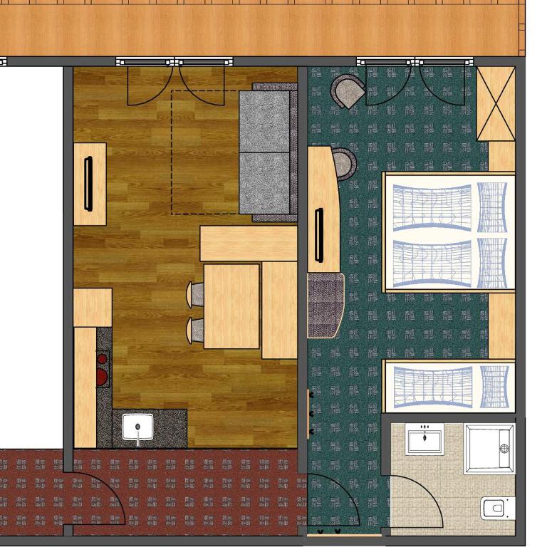 Aparthotel Ramsau - Apartment mit 1 Schlafzimmer - 18