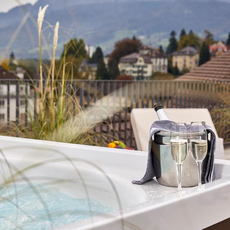 Boutique Hotel Anker - Turmsuite mit Whirlpool und Dachterrasse - 1