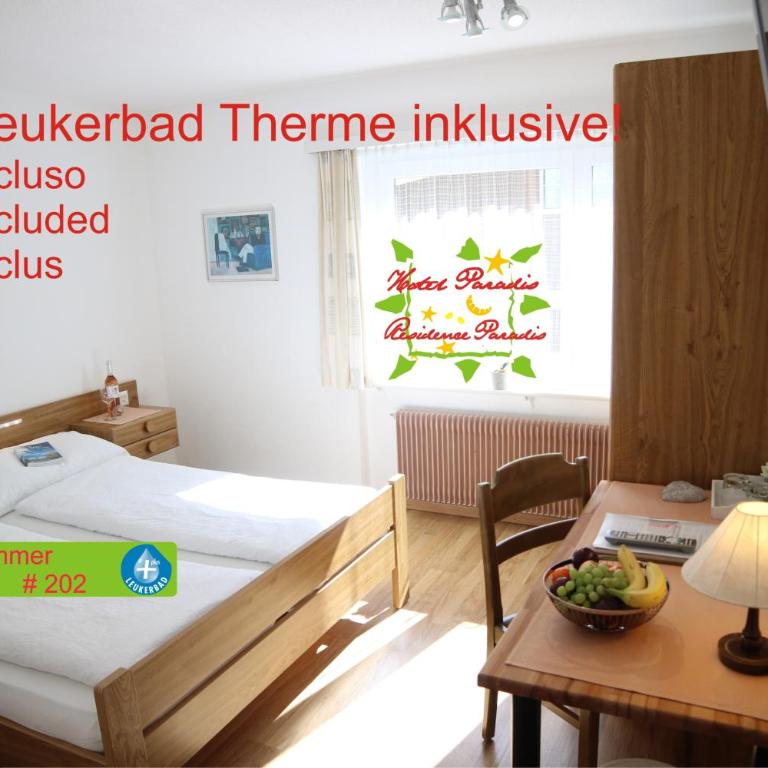 Hotel Paradis-Leukerbad-Therme - Economy Doppelzimmer - 7