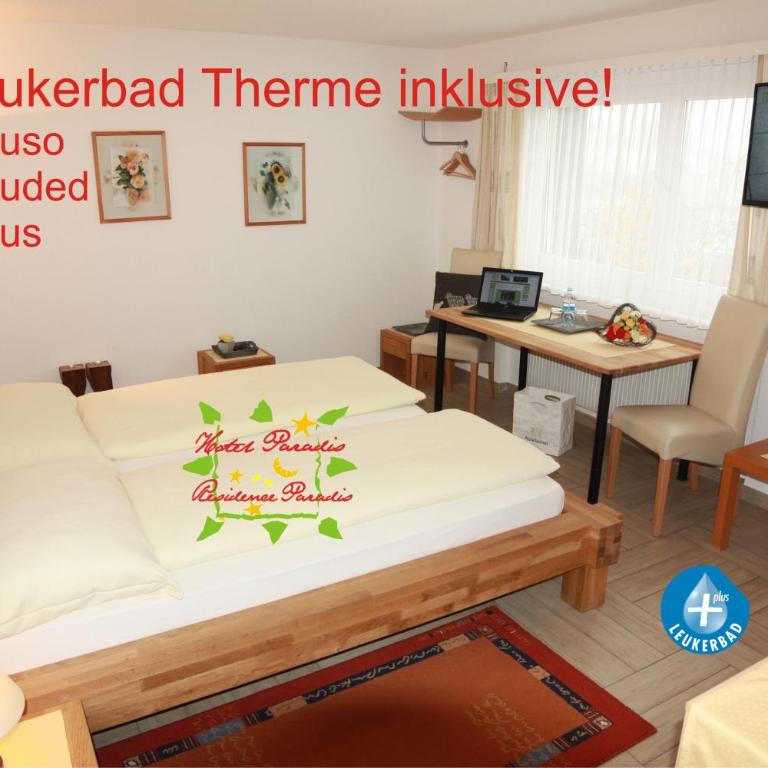 Hotel Paradis-Leukerbad-Therme - Superior Doppelzimmer - 8