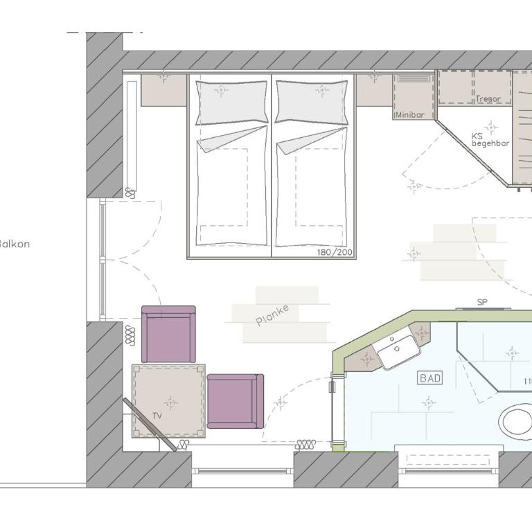 Hotel Johanneshof - Kleines Doppelzimmer - 2