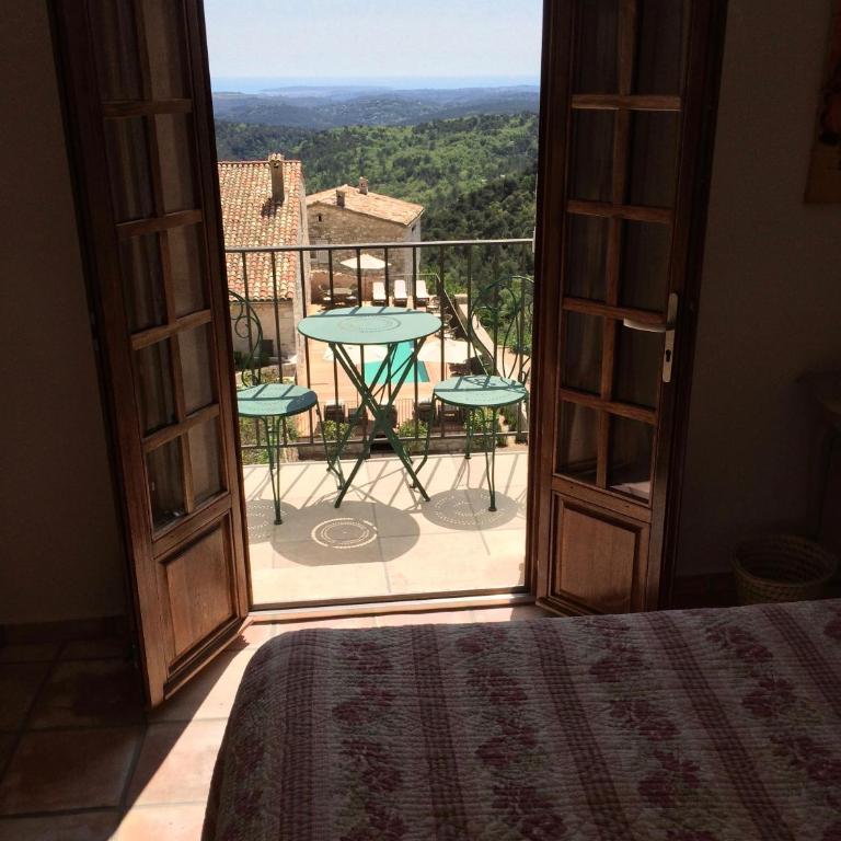 Auberge De Tourrettes - Chambre Double avec Balcon - Vue sur Mer - 7
