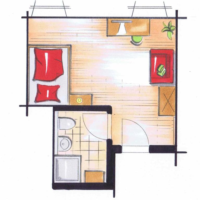 Waldbothgut - Einzelzimmer Südseite - 4