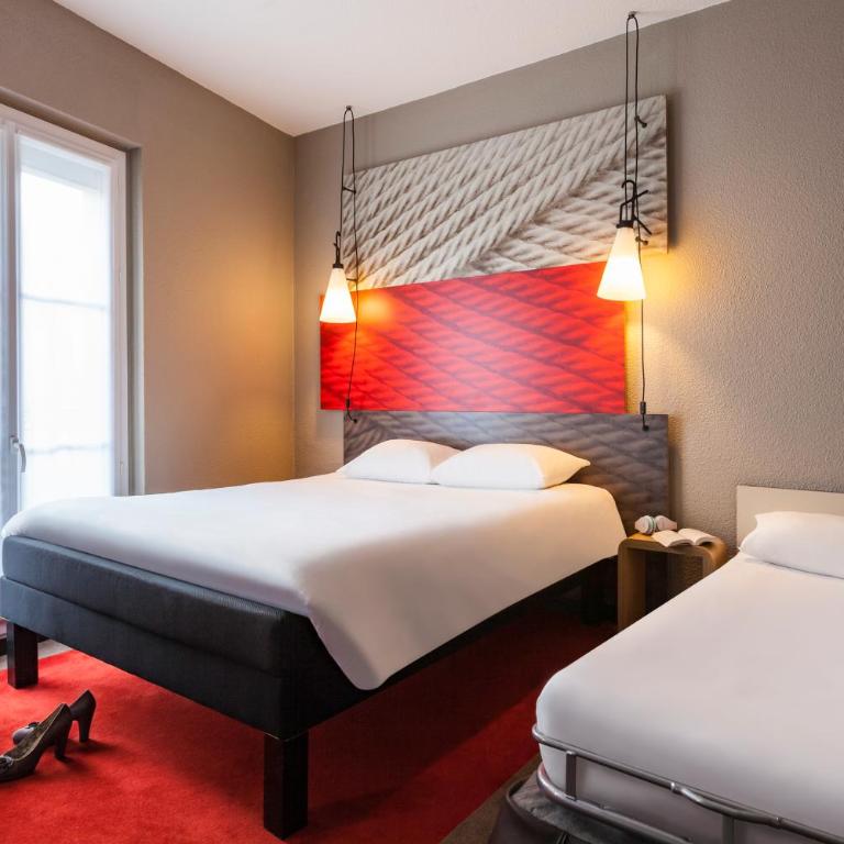 ibis Paris Gare De L'Est TGV - Chambre Double Standard avec 1 Lit Double et 1 Lit Simple Lit - Non-Fumeurs - 9