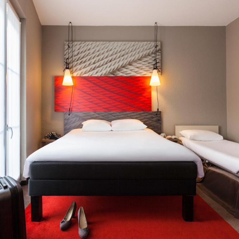 ibis Paris Gare De L'Est TGV - Chambre Double Standard avec 1 Lit Double et 1 Lit Simple Lit - Non-Fumeurs - 8