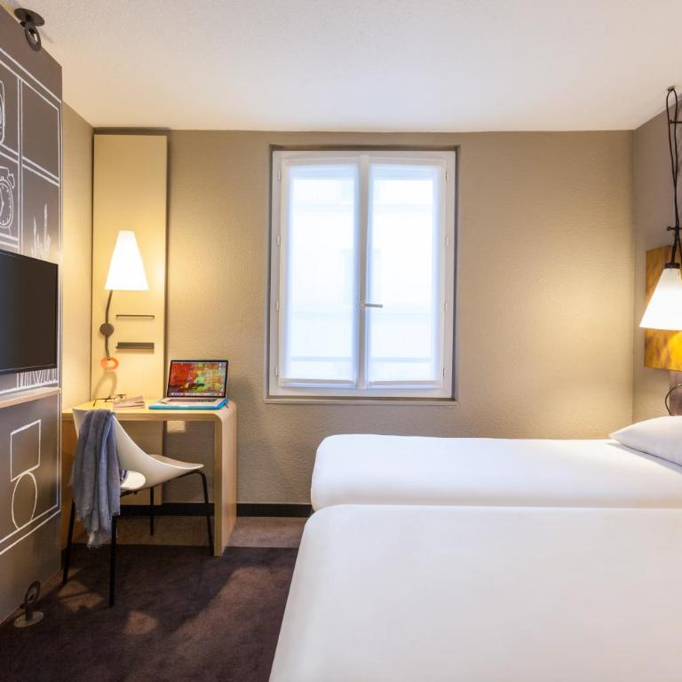 ibis Paris Gare De L'Est TGV - Chambre Double Standard avec 1 Lit Double et 1 Lit Simple Lit - Non-Fumeurs - 5