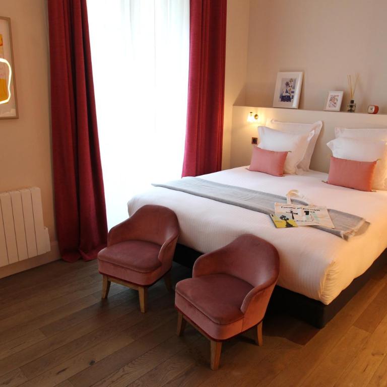 1er Etage SoPi-Montmartre - Chambre Deluxe Double ou Lits Jumeaux - 4