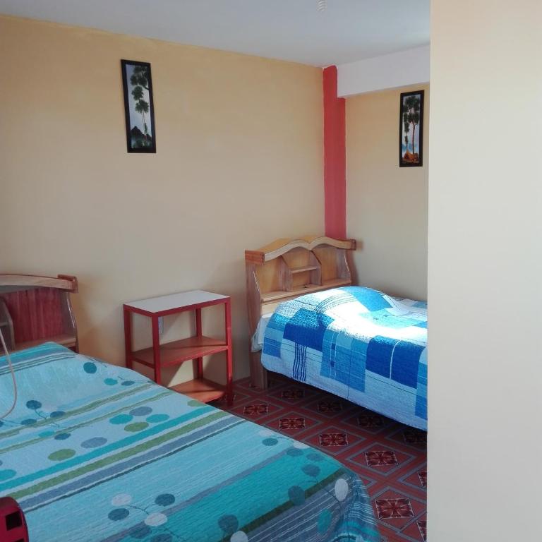 Hostal Puerto Alegre - Habitación Doble Deluxe - 2 camas - 2