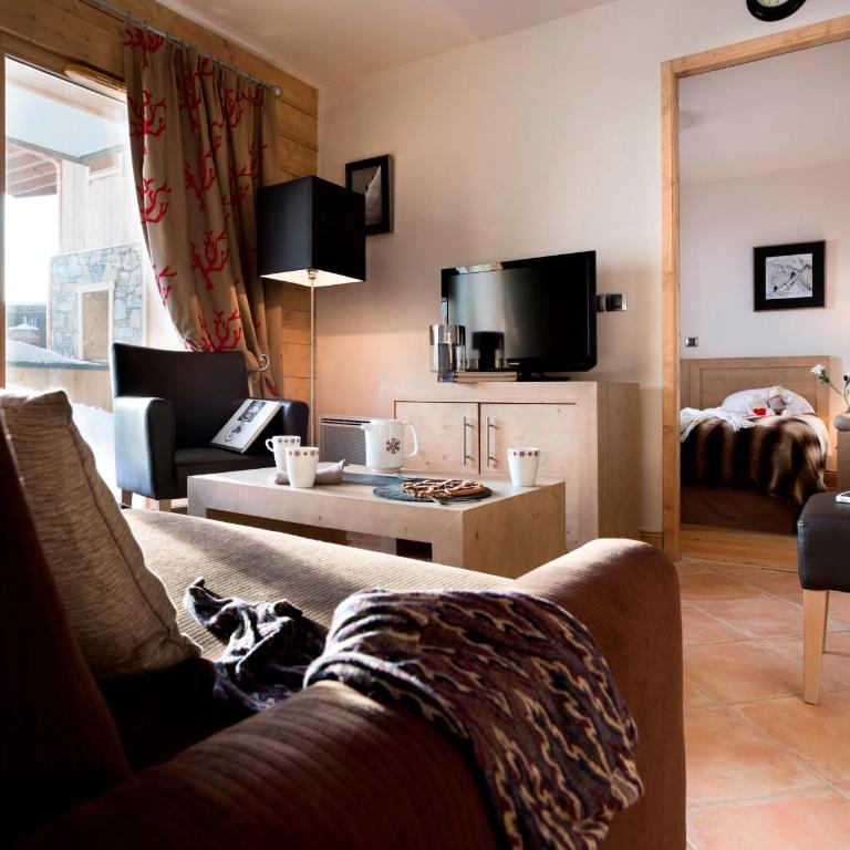 CGH Résidences & Spas Le Cristal de l'Alpe - Appartement 1 Chambre (4 Adultes) avec Accès au Spa - 2