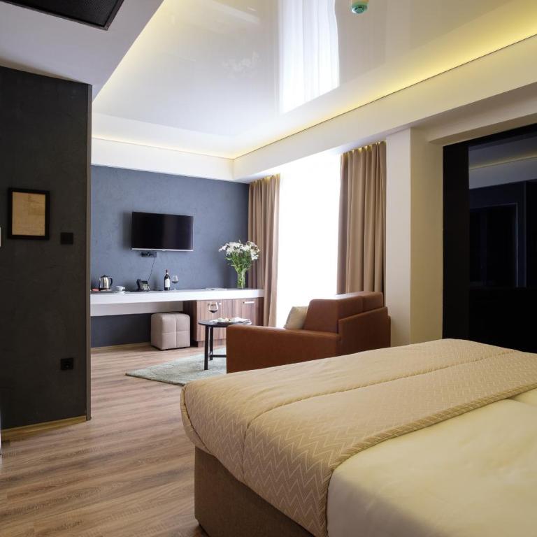 SL Industry Hotel - Deluks Soba sa King-sajz Krevetom/Zasebnim Krevetima i Balkonom - 6