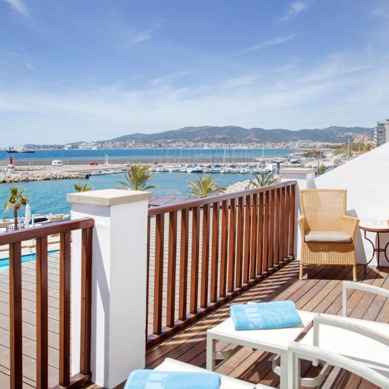 Portixol Hotel & Restaurant - Zimmer mit Terrasse mit Blick auf das Mittelmeer - 1