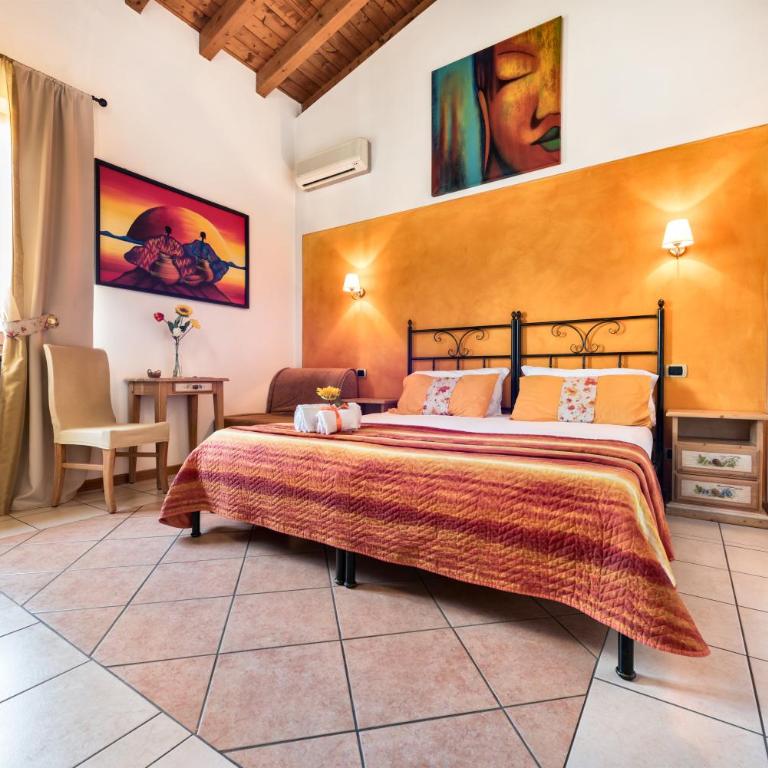 Agriturismo Costadoro - Camera Deluxe Matrimoniale/Doppia con Letti Singoli con Vista Lago - 2