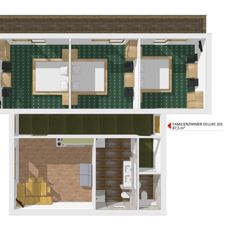 "Adamerhof" - Deluxe Familienzimmer - 4