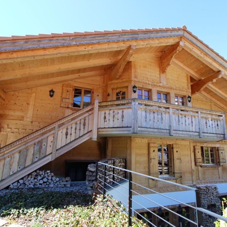 Chalet Du Mont - Apartment mit Blick auf die Berge - 17