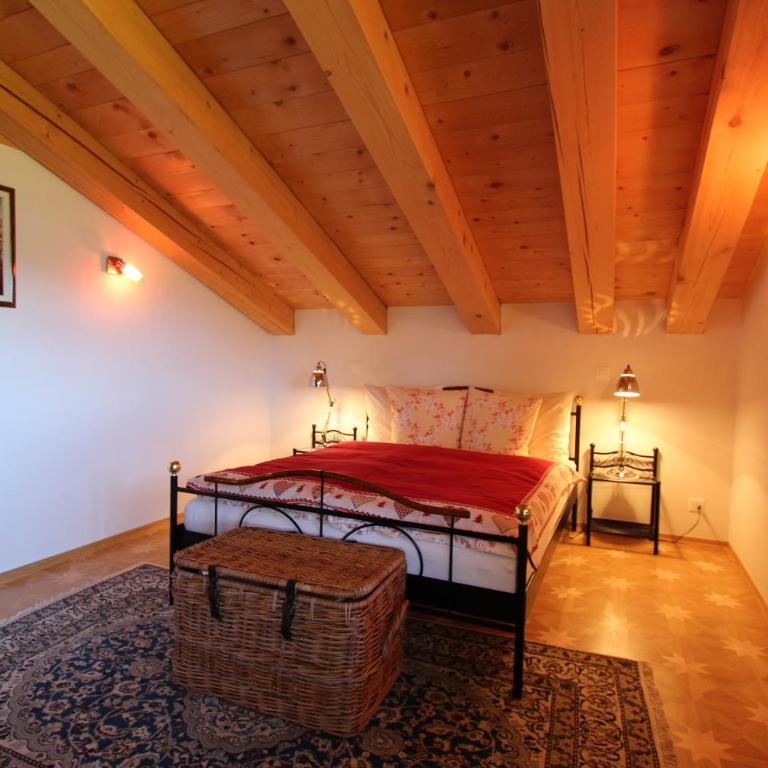 Chalet Du Mont - Apartment mit Blick auf die Berge - 16
