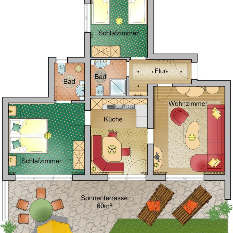 Appartements Kristall - Appartement avec Vue sur la Montagne - 9