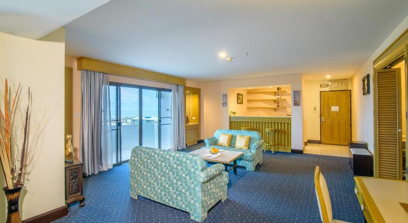 รูปของห้องสวีทแบบหนึ่งห้องนอนพร้อมวิวทะเล (One-Bedroom Suite with Sea View) 4