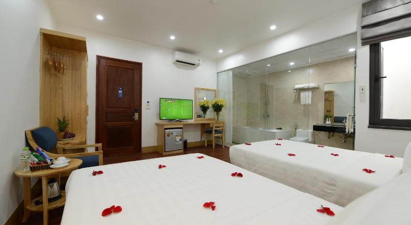 ハノイ Blue Hanoi Inn City Hotel 3つ星 ホテル 眺望