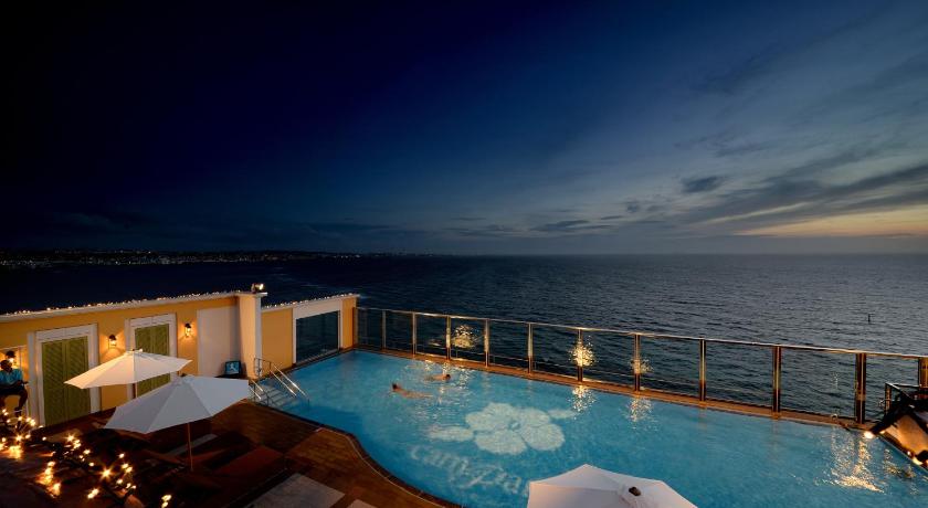 冲绳岛 Vessel Hotel Campana Okinawa 4星级 酒店 大堂