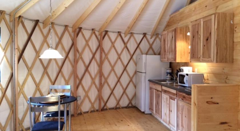Circle M Camping Resort 16 ft. Yurt 1 photo
