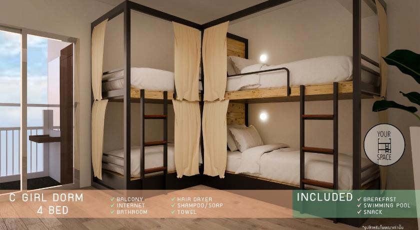 Image of Bunk Bed in Female Dormitory Room 0