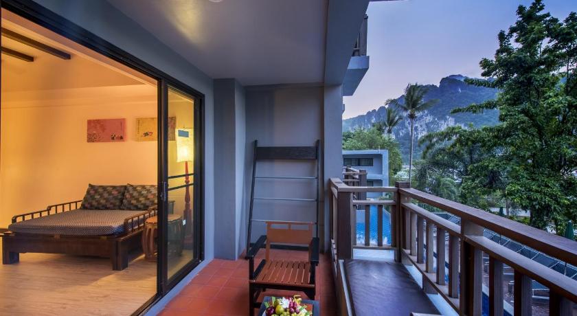 a view from a balcony of a house with a view of the ocean, Krabi Cha Da Resort (SHA Plus+) in Krabi