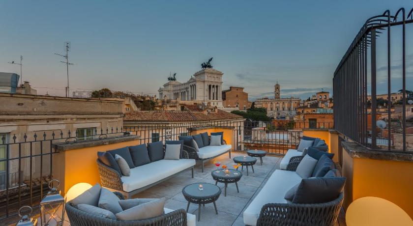 Rome Otivm Hotel 4-Star Hotel lobby