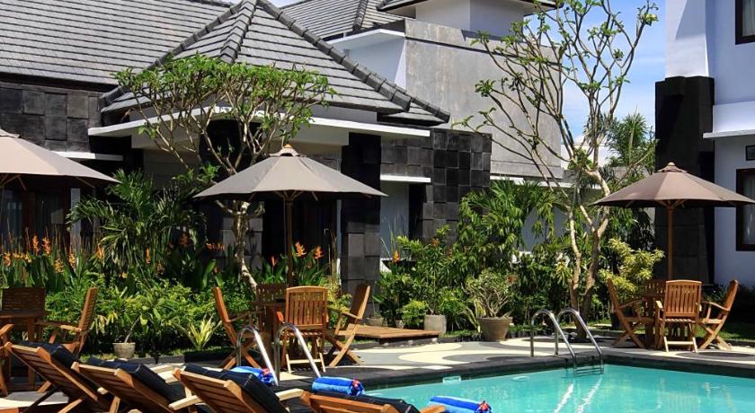 バリ The Radiant Hotel & Spa 3つ星 ホテル 客室