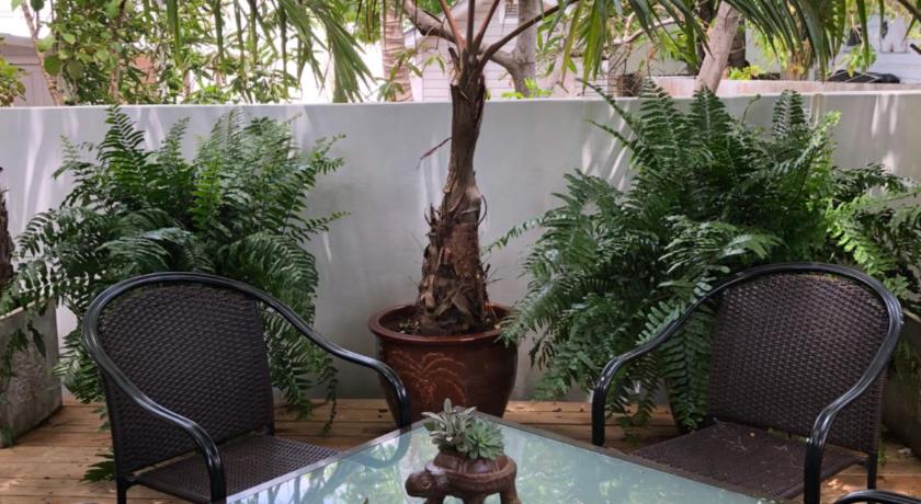 a table that has a bunch of plants in it, L'Habitation Guesthouse- Adult Exclusive in Key West (FL)