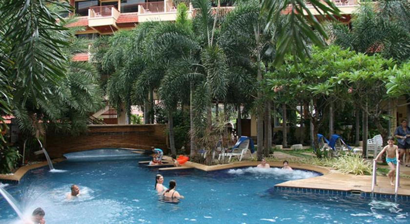 a swimming pool with a bunch of people in it, Baumanburi Hotel (SHA Extra Plus) in Phuket