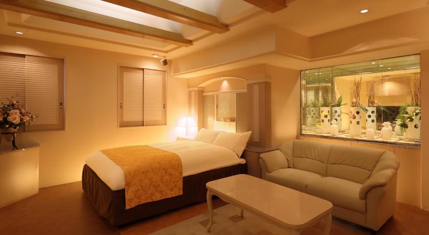 a hotel room with a large bed and a large window, Hotel Fine Matsue Free Parking - Adult Only in Matsue