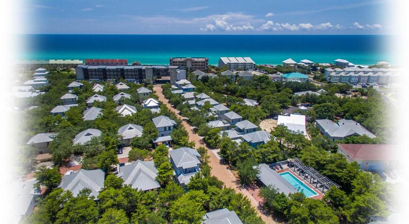 海格罗夫海滩 (FL) Magnolia Cottages by the Sea by Panhandle Getaways 4星级 住宿 餐厅