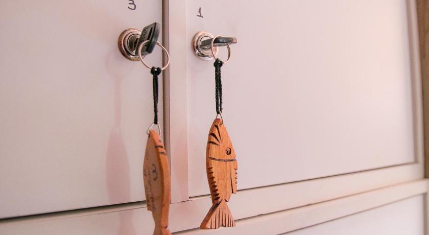 a wooden stick sticking out of a door, Porto de Galinhas Hostel in Porto De Galinhas