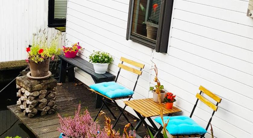 Romantic quiet studio on the canal photo