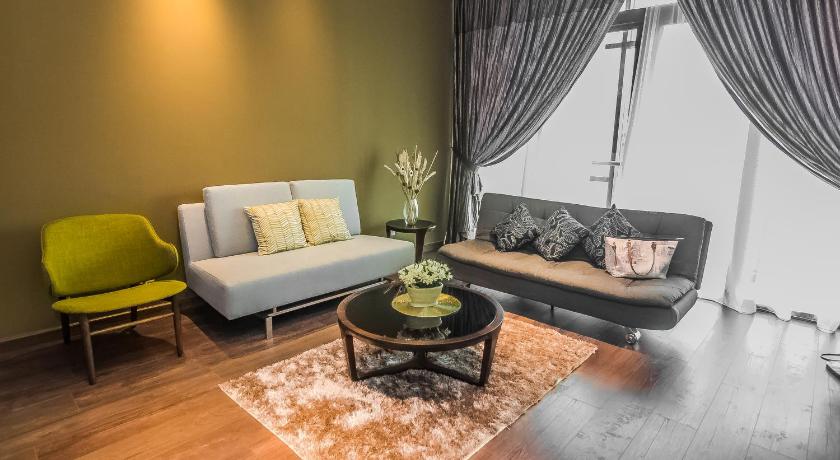 亚庇 Marina Travellers Suite @ Riverson SOHO 4星级 民宿 餐厅