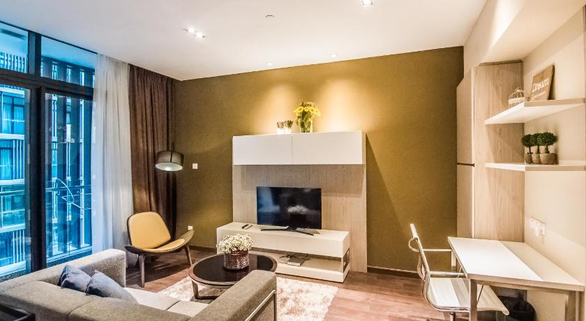 亚庇 Marina Travellers Suite @ Riverson SOHO 4星级 民宿 景观