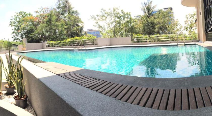 Swimming pool, Carnation Residence in Samut Prakan